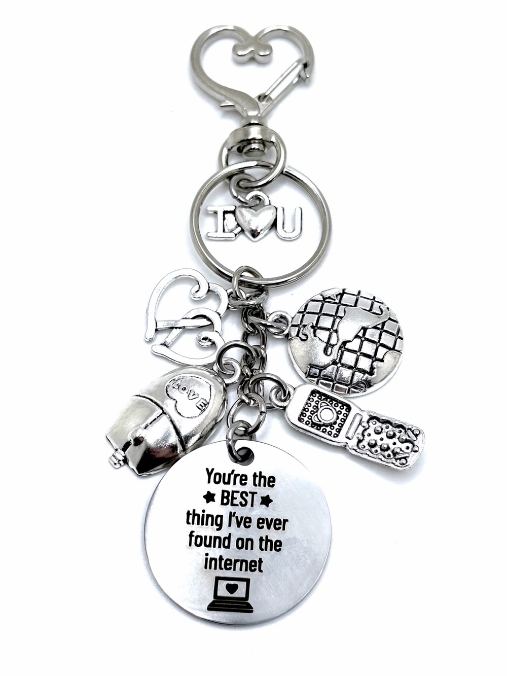 Your The Best Thing I’ve Ever Found On Internet Keychain Bag Charm Love Online